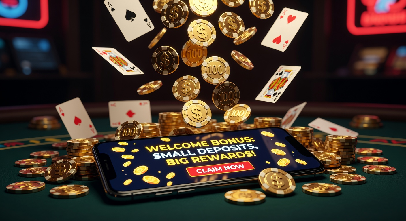 Bonus e promozioni attivabili con piccoli versamenti - casinò non aams deposito 5 euro